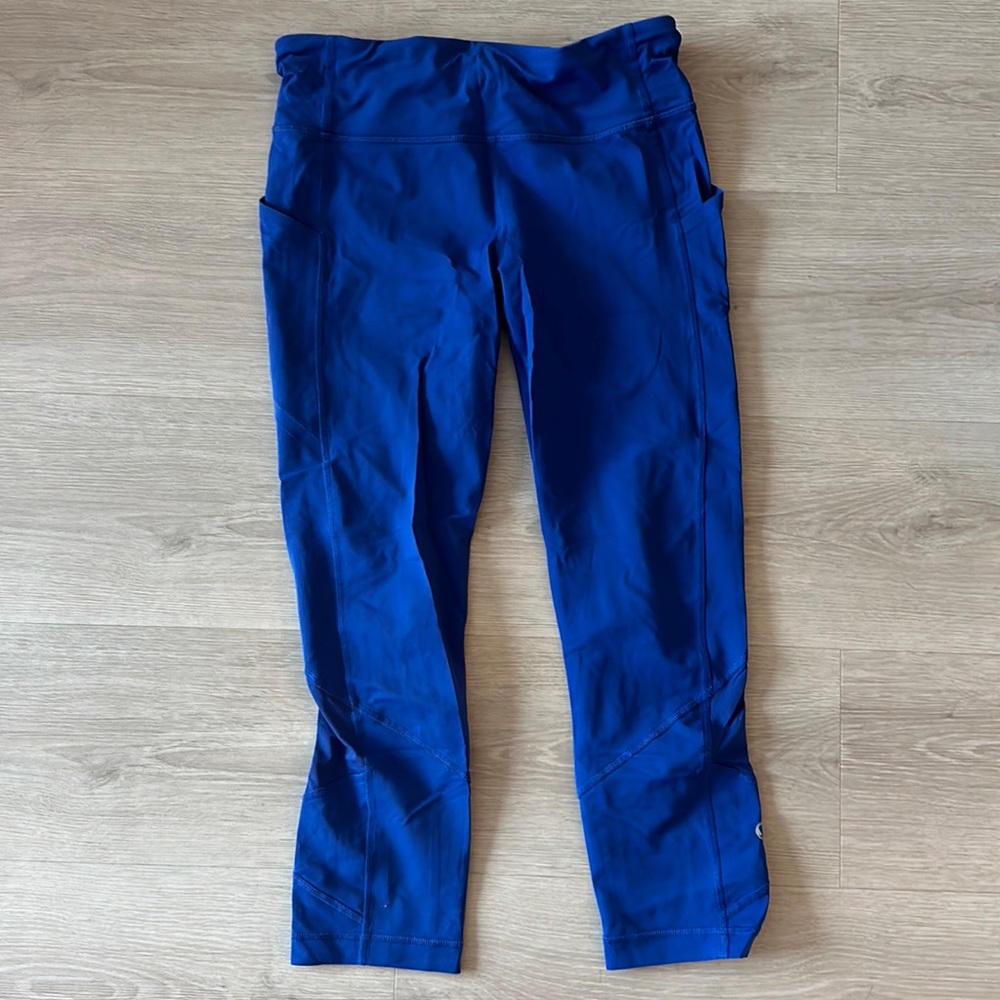 Blue Lululemon Women’s Capris Size 4